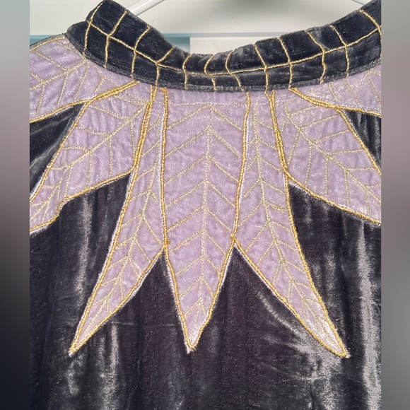 Chasing Unicorns silk and velvet tunic mini dress - Picture 10 of 11